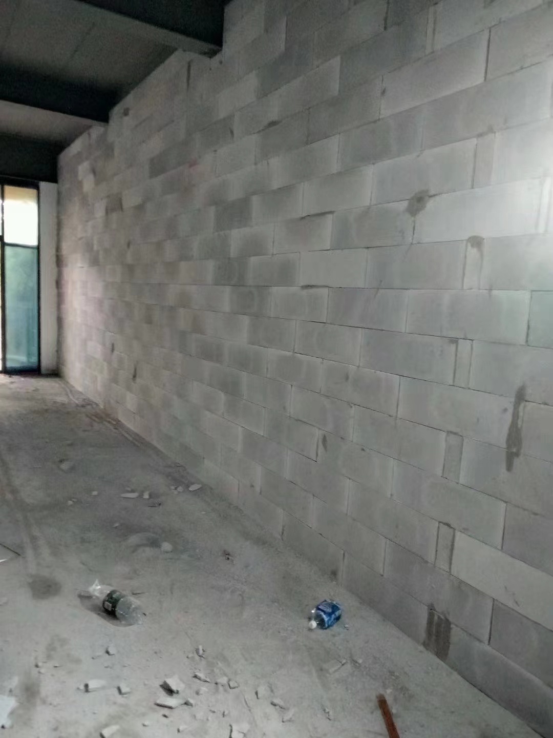 轻质砖隔墙实景