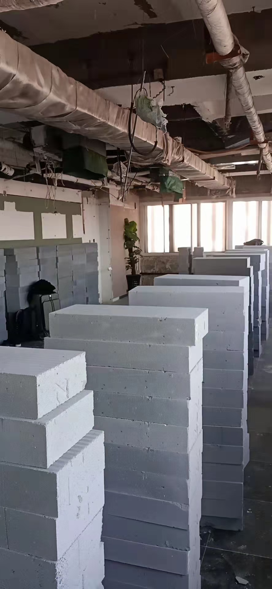泡沫砖隔墙应用场景